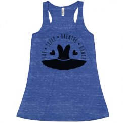 Ladies Flowy Racerback Tank