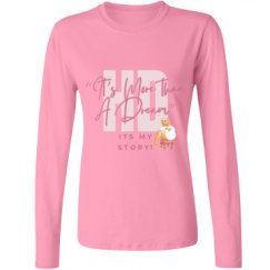 Ladies Relaxed Fit Basic Long Sleeve Tee