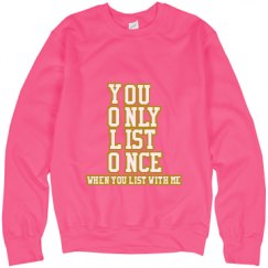 Unisex Neon Crewneck Sweatshirt