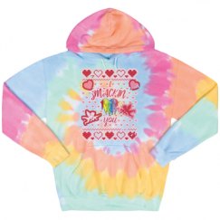 Unisex Tie-Dye Fleece Hoodie