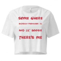 Ladies Festival Cali Crop Top Tee