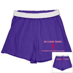 DONDIFITNESS LADIES CHEER SHORTS