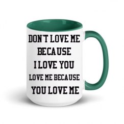 15oz Ceramic Mug with Color Inside