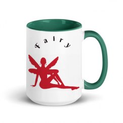 15oz Ceramic Mug with Color Inside