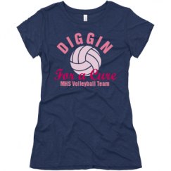 Ladies Slim Fit Super Soft Triblend Tee