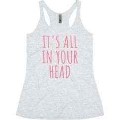 Ladies Slim Fit Super Soft Racerback Triblend Tank