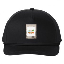 Snapback Five-Panel Rope Hat