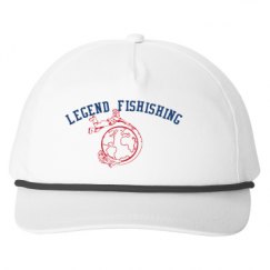 Snapback Five-Panel Rope Hat