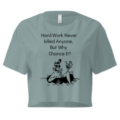 Ladies Festival Cali Crop Top Tee