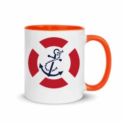 11oz Ceramic Mug with Color Inside