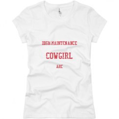 Ladies Slim Fit Basic Promo Jersey Tee