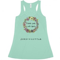 Ladies Flowy Racerback Tank