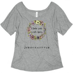 Ladies Flowy Slouchy Tee