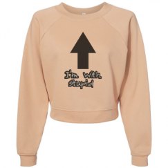 Women's Raglan Pullover Fleece