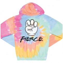 Unisex Tie-Dye Fleece Hoodie