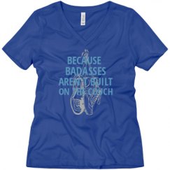 Ladies Relaxed Fit V-Neck Tee