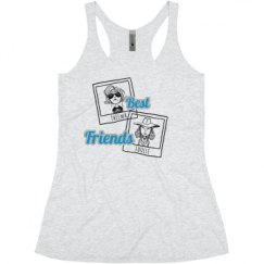 Ladies Slim Fit Super Soft Racerback Triblend Tank