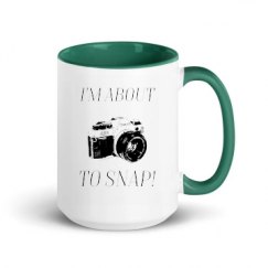 15oz Ceramic Mug with Color Inside