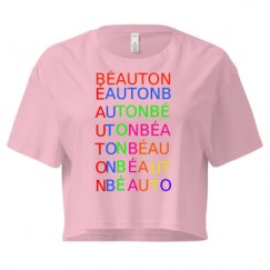 Ladies Festival Cali Crop Top Tee