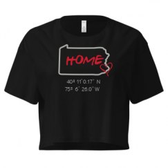 Ladies Festival Cali Crop Top Tee