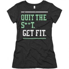 Ladies Slim Fit Super Soft Triblend Tee