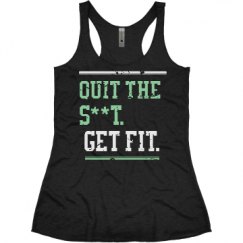 Ladies Slim Fit Super Soft Racerback Triblend Tank