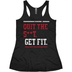 Ladies Slim Fit Super Soft Racerback Triblend Tank