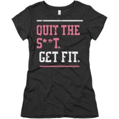 Ladies Slim Fit Super Soft Triblend Tee