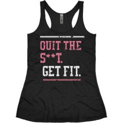 Ladies Slim Fit Super Soft Racerback Triblend Tank