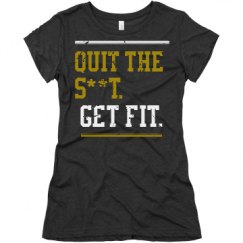 Ladies Slim Fit Super Soft Triblend Tee