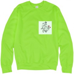 Unisex Neon Crewneck Sweatshirt
