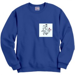 Unisex Film and Foil Crewneck Sweatshirt