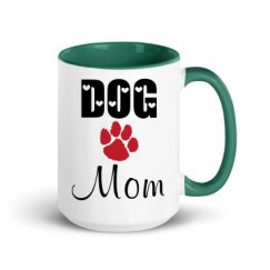 15oz Ceramic Mug with Color Inside