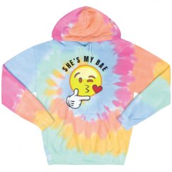 Unisex Tie-Dye Fleece Hoodie