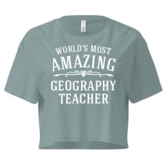 Ladies Festival Cali Crop Top Tee