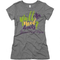 Ladies Slim Fit Super Soft Triblend Tee
