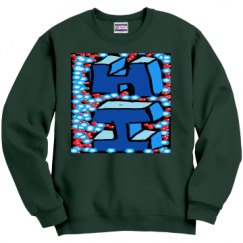 Unisex Film and Foil Crewneck Sweatshirt