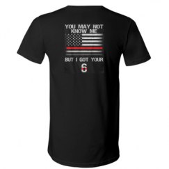 Unisex V-Neck Jersey Tee