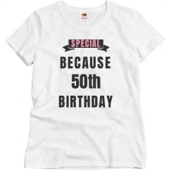 Special because birthday