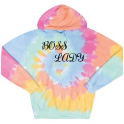 Unisex Tie-Dye Fleece Hoodie