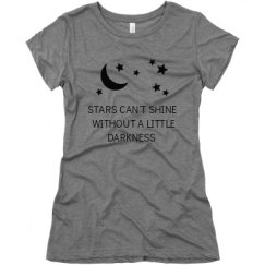 Ladies Slim Fit Super Soft Triblend Tee