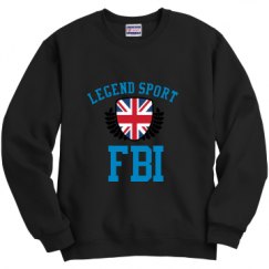 Unisex Film and Foil Crewneck Sweatshirt