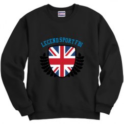 Unisex Film and Foil Crewneck Sweatshirt