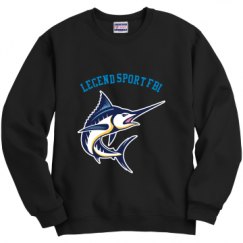 Unisex Film and Foil Crewneck Sweatshirt