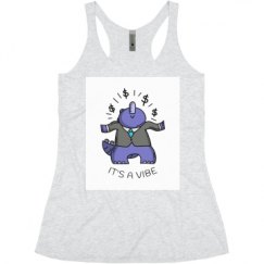 Ladies Slim Fit Super Soft Racerback Triblend Tank