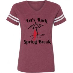 Ladies Relaxed Fit Vintage Sports Tee