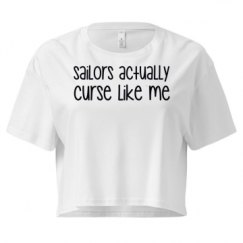 Ladies Festival Cali Crop Top Tee