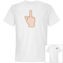 Middle finger tee