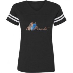 Ladies Relaxed Fit Vintage Sports Tee