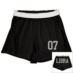 Libra Sporty Zodiac Cheer Shorts
